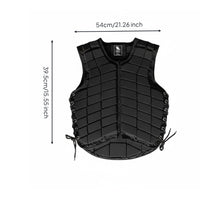 Horse Riding Body Protector Shock Absorbing Equestrian Safety Vest Easy to Clean