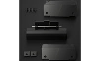 Metal Pin Black Refrigerator Door Latch Assembly Matte Finish ABS Fridge Door Latch Compact Appliance Part Secure Closure