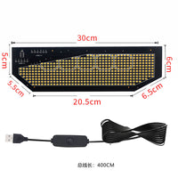 Dynamic Demon Eye S Series Car Rear Windshield LED Emoji Light Universal