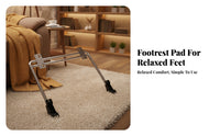 Mounting Plates Chrome Footrest Frame