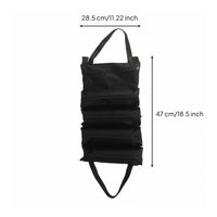 Portable Tool Storage Bag Soft-Sided Tool Roll Organizer Heavy Duty
