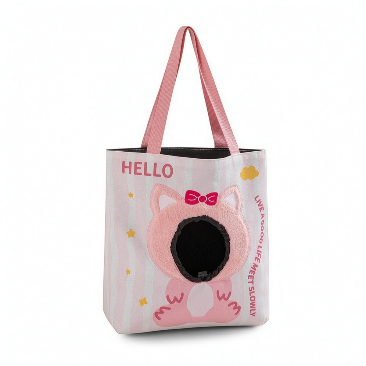 Pet Carrier Tote Lightweight Canvas Pet Bag Soft for Young Dogs