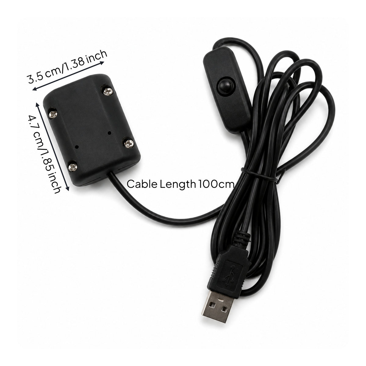USB Vibration Motor Wired Vibration Motor with Switch Translucent High Cost Effective for Makers, DIY Projects, Hobby Builds