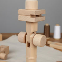 Beech Wood Embroidery Stand Stable Base Double Post Embroidery Stand Hands