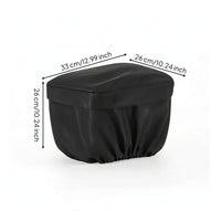 Elasticized Electric Bike Basket Cover Safeguarding Scooter Basket Cover Dustproof Long-Lasting for Commuters