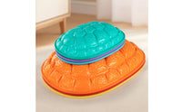 Sturdy Turtle Shell Stepping Stone Textured Turtle Balance Stepping Stones Molded Play Set Non-Slip for Children, Toddlers, Playroom, Daycare, Classroom, Backyard