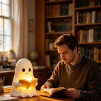 Ghost Reading Light Halloween Bedroom Decor