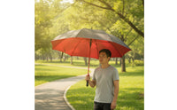 Waterproof Double Layer Umbrella Non-Slip Automatic Umbrella Heavy Duty Vented for Golfers