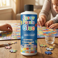 Screw Cap Jigsaw Jigsaw Glue Preserving Clear Jigsaw Adhesive Glossy Finish Hobby Supply for Finished Puzzles