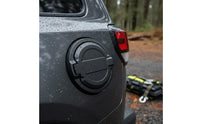 Jeep Wrangler Fuel Door Sturdy Construction Aluminum Fuel Filler Door Easy Installation Locking Gas Cap Cover