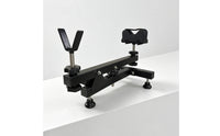 Targeting Rest with Y-Fork Cradle Adjustable Steel Support Stand with Padded Block Bench-Style for Marksmen, Workbench