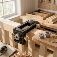 Bed Screw Jig Joints Cabinet Hole Jig Professional Results Woodcraft Tool for Carpenters, Woodworkers