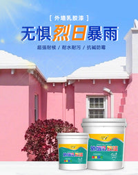 外墙防水墙漆涂料乳胶漆室内外通用墙面漆水泥墙自刷农村院