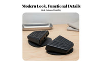 2 Pieces Electric Scooter Rear Pedals Sturdy Foldable Rear Foot Pegs Foldable Foot Pegs Comfortable Vehicle Accessory Sleek