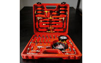 Petrol Pressure Gauge Tester Universal Fit Petrol Delivery Pressure Tester Multi-Connector for Mechanics, DIY Users, Auto Repair Shop, Garage