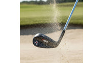 72 Degree Wedge High Loft Milled Face Wedge Golf Club with Steel Shaft Blade Style Compact for Golfers, Bunker Play, Short Game