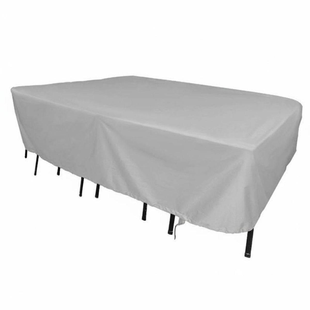 Dustproof Patio Furniture Cover Drawstring Closure Outdoor Table Cover Heavy Duty Garden Furniture Protector