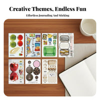 20 Sheets Shaped Memo Sheets Fun and Creative Die-Cut Notepad Set Multiple Designs Interactive Note Paper for DIY Enthusiast S, Artists, Crafting