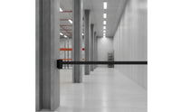 Wall-Mounted Retractable Belt Barrier | Space-Saving, Retractable Belt Barrier with Wall wall bracket, Compact, for Entryways