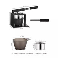 户外不锈钢304手动商用柠檬压汁机家水果机西瓜石榴果汁机榨汁器