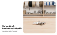 Marine Swivel Spring Shackle