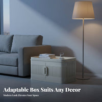 foldable Storage Cabinet Large Capacity foldable Wheeled Box for Dorm Room