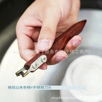 陶艺工具修坯修圈足底足盖碗陶泥瓷泥手工拉坯造型修饰底部肌理刀