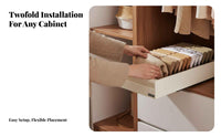 Sliding Wardrobe Drawer Pull-extendable Design Sliding Storage Drawer Large Capacity