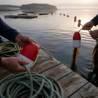 Bullet-Shaped Buoyancy Float for Marine Aquaculture, Solid Foam Plastic Buoy, Wind and Wave Resistant