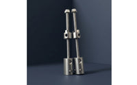 2 Pieces Stainless Steel Coupling Shaft Assembly High-Strength Rigid Shaft Coupler Long-Lasting Rigid Coupler Compact for Makers, Hobbyists