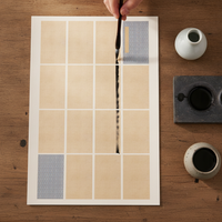Four-Foot Wax-Dyed Inkjet Xuan Paper for Calligraphy and Painting Competitions