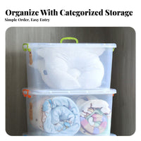Clear Lidded Container adaptable Clear Lidded container Grooved Lid for Dorm Room