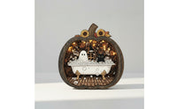 Rustic Pumpkin Plaque with Stand