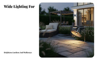 Waterproof Stainless Steel Lampshade Rust-Proof E27 Pole Light Fixture Weather-Resistant for Courtyard, Garden, Pathway