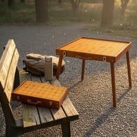 Chinese Chess Table Carrying Handle Xiangiqi Set Metal Latch