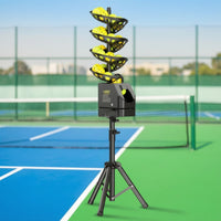 Automatic Ball Feeder with Tripod Sturdy Pickleball Launcher Adjustable Pickleball Machine User-Friendly for Solo Training