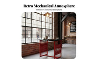 warehouse-chic design Shipping Container Booth Sofa Retro Design Commercial Furniture SturdyDuty Dining Set for Restaurant Owners, Bar, Cafe, Lounge