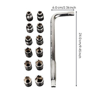 T-Handle Hex Socket Wrench for Car and Motorcycle Repairs