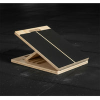 Adjustable Calf Stretcher Solid Wood Construction Wooden Calf Stretcher Anti-Slip Surface Wooden Slant Board for Runners, Athletes, Gym, Home, Office