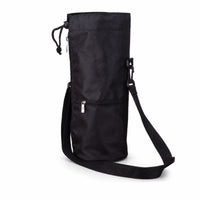 Safeguarding Water Bottle Sleeve with Strap Adjustable Bottle Carry Case with Pocket Soft-Sided Holder Handsunrestricted for Travelers