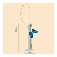 Hands-Liberated Interactive Cat Toy with Butterfly for Solo Play