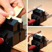 Precision Vise with Jaw Pads Versatile Tabletop Vise Clamp for Hobbyists, Jewelers, Home Studio