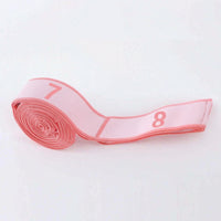 Segmented Dance Resistance Band Easy to Carry Numbered Stretch Strap Flexible Numbered Resistance Band Portable for Beginners