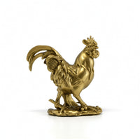 Cockerel Figurine Decorative Table Sculpture Charming for Collectors
