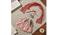 1/6 BJD Doll Dress Set Draping Gauzy Material BJD Doll Outfit Ribbon Detail