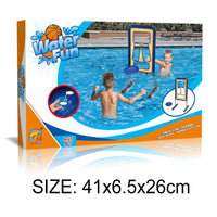 Children's Summer Water Basketball and Soccer Flying Disc Rack Set