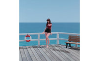 Long Hair Miniature Female Figurine Slim Body Standing Figurine Collection Item