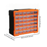 36 Drawer Cabinet Removable Divider Small Parts Organizer Label Ready