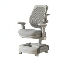 Adjustable Study Chair Armrests Kids Desk Chair Wheels for Students