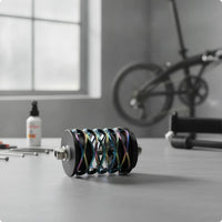 Wave Spring Shock Absorber Folding  sleekProfile Hardware for Cyclists